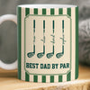 Custom 3D Inflated Effect Printed Mug - Personalized Father's Day Birthday Golf Gifts For Dad, Grandpa - Winning Like a Legend