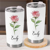 Custom Tumbler - Personalized Best Friend Birthday Gifts For Women, Besties, Sisters, BFF, Family, Yourself - Coffee Gossip Repeat