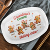 Christmas Eve Is Family Night - Family Personalized Custom Platter - Christmas Gift For Mom, Grandma