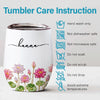 Custom Wine Tumbler - Personalized Best Friend Birthday Gifts For Women, Besties, Sisters, BFF, Family, Yourself - Self Love Sip Club