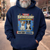 Custom Unisex T-shirt, Hoodie - Personalized Father's Day Birthday Gifts For Dog Lovers, Dog Dad - Human Staff Of The Year