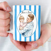 Custom Photo Accent Mug - Personalized Father's Day Birthday Gifts For Dad, Grandpa - Legendary Dad Energy