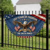 Custom Non-Pleated Fan Flag - Personalized America 250th Anniversary Gifts For Mom, Dad, Brother, Sister, Kids - United By Liberty