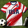 Custom Men's USA 2026 Jersey Shirt - Personalized Birthday Gifts For Soccer Lovers, Sports Fans, Sports Lovers - Land Of The Free, Home Of Soccer