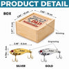 Custom Fishing Lure - Personalized Father's Day Fishing Gifts For Fisherman, Dad, Grandpa - Hooked On Fishing Life