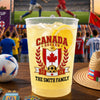 Custom International Soccer Tournament Party Cups - Personalized Birthday Gifts For Soccer Lovers, Sports Fans, Sports Lovers - Crowned With Soccer Glory