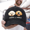 Custom Photo Cap - Personalized Birthday Gifts For Dog Cat Lovers, Dog Dad And Mom, Cat Owners - Blessed With The Best Company