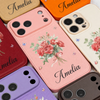 Custom Leather Phone Case - Personalized Best Friend Birthday Gifts For Women, Besties, Sisters, BFF, Daughter - A Bouquet Just For You