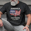 Custom T-shirt, Hoodie – Personalized America 250th Anniversary Gifts For Dad, Grandpa – Proud Dad Proud Legacy