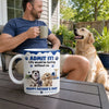 Custom 3D Inflated Effect Printed Mug - Personalized Father's Day Gifts For Dog Cat Lovers, Dog Dad And Mom, Cat Owners - The Best Therapist Has Fur