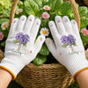 Custom Gardening Gloves - Personalized Birthday Garden Gifts For Gardeners - Gathering Sweet Summer Moments