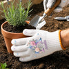 Custom Gardening Gloves - Personalized Birthday Garden Gifts For Gardeners - A Little Piece Of Paradise