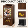 Custom Photo Pen Holder With Clock - Personalized Father's Day Birthday Gifts For Dad, Grandpa - Dad Makes Everything Better