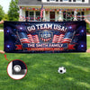 Custom USA 2026 Outdoor Banner - Personalized Birthday Gifts For Soccer Lovers, Sports Fans, Sports Lovers - Chasing The Ultimate Goal