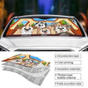 Custom Auto Windshield Sunshade, Car Window Protector - Personalized Father's Day Birthday Gifts For Dog Cat Lovers, Dog Dad And Mom, Cat Owners - Paws Make Life Better