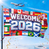 International Soccer Tournament Flag - Birthday Gifts For Soccer Lovers, Sports Fans, Sports Lovers - Welcome To The Big Game
