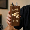 Custom Pen Holder With Clock - Personalized Father's Day Birthday Gifts For Dad, Grandpa, Husband - Dad’s Love Wins Every Time
