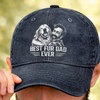 Custom Photo Cap - Personalized Father's Day Birthday Gifts For Dog Cat Lovers, Dog Dad And Mom, Cat Owners - Life Is Better With Paws