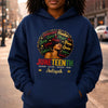 Custom T-shirt, Hoodie – Personalized Juneteenth Gifts For Women – Rooted In Strength, Rising In Freedom