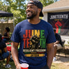 Custom T-shirt, Hoodie – Personalized Juneteenth Gifts For Men, Women – Celebrating Freedom, Honoring Heritage