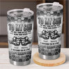 Custom Tumbler - Personalized Father's Day Birthday Gifts For Son - Never Forget How Much You Are Loved