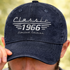 Custom Vintage Washed Denim Baseball Cap - Personalized Father's Day Birthday Gifts For Dad, Grandpa, Family, Yourself - Dad Makes Every Day Better