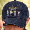Custom Cap - Personalized Father's Day Gifts For Dad, Grandpa - Built Strong, Raised Better