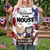 Custom Flag - Personalized America 250th Anniversary Gifts For Cat Lovers, Cat Mom And Dad - Welcome To Our Cat Kingdom