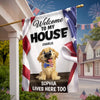 Custom Flag - Personalized America 250th Anniversary Gifts For Dog Lovers, Dog Dad And Mom - Proud Patriotic Paws