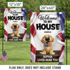 Custom Flag - Personalized America 250th Anniversary Gifts For Dog Lovers, Dog Dad And Mom - Proud Patriotic Paws