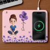 Custom Charging Mat - Personalized Best Friend Birthday Gifts For Women, Besties, Sisters, BFF, Family, Yourself - My Little Heartbeat Forever