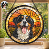 Custom Photo Stained Glass Window Hanging Suncatcher - Personalized Birthday Gifts For Dog Cat Lovers, Dog Dad And Mom, Cat Owners - Forever My Favorite Companion