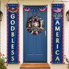 Custom Porch Banner Set - Personalized America 250th Anniversary Gifts For Mom, Dad, Brother, Sister, Kids - Stars Stripes And Freedom
