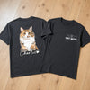 Custom Photo Unisex T-shirt - Personalized Father's Day Birthday Gifts For Dog Cat Lovers, Dog Dad And Mom, Cat Owners - Fur Babies Fur Ever