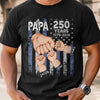 Custom T-shirt, Hoodie – Personalized America 250th Anniversary Father's Day Gifts For Dad, Grandpa – 250 Years Of Liberty