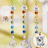 Custom Photo Crystal Suncatcher With Charm - Personalized Pet Memorial Gifts For Dogs, Cats - Forever Loved Forever Missed