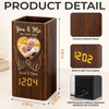 Custom Photo Pen Holder With Clock - Personalized Anniversary Wedding Gifts For Husband And Wife, Him And Her - We Got This, Together