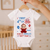 Custom Baby Onesie - Personalized Baby Shower, Gender Reveal, America 250th Anniversary Gifts For New Moms, New Dads, New Parents - Little Star Of Freedom