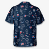 Custom Unisex Tropical Hawaiian Aloha Shirt - Personalized America 250th Anniversary Father's Day Gifts For Dad, Grandpa - Freedom Family Legacy