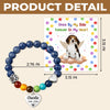 Custom Photo Rainbow Bridge Bracelet - Personalized Pet Memorial Sympathy Gifts For Dogs, Cats - Until I See You Again