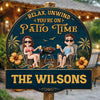 Custom Wood Sign - Personalized Summer Vacation And Travel Gifts For Husband And Wife, Him And Her - Grill Master, Party Captain