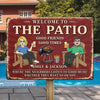 Custom Home Decor Metal Sign - Personalized Summer Vacation And Travel Gifts For Husband And Wife, Him And Her - Good Times Never Get Old