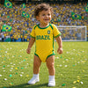 Custom World Football Baby Jersey Bodysuit
- Personalized Baby Shower, Gender Reveal Gifts For New Moms, New Dads, Football Lovers - Youngest Eagle On The Pitch