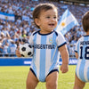 Custom World Football Baby Jersey Bodysuit
- Personalized Baby Shower, Gender Reveal Gifts For New Moms, New Dads, Football Lovers - Youngest Eagle On The Pitch