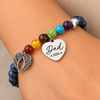 Custom Photo Rainbow Bridge Bracelet - Personalized Memorial Sympathy Gifts For Loss Of Mom, Dad - Your Light Lives On