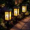 Custom Photo Solar Garden Light - Personalized Memorial Sympathy Gifts For Loss Of Mom, Dad - Always Loved Never Forgotten
