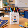 Custom Kids Brick-Style Pen Holder - Personalized Back To School Gifts For Kids - Learning Big Dreaming Bigger