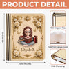 Custom Foldable LED Magic Book Lamp - Personalized Bookish Gifts For Book Lovers, Bookworms, Readers - Born To Read