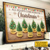 All Hearts Come Home For Christmas - Personalized Horizontal Poster