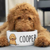 Solid Color, Gift For Dog Lovers - Personalized Custom Ceramic Dog Bowls